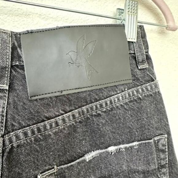 One Teaspoon Disobedient Hawks High-Waisted Shorts, Size 26, NWT - Picture 4 of 10